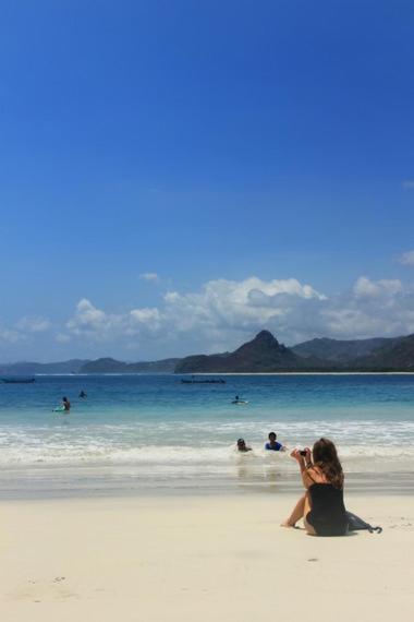 Selong Belanak Bungalows エクステリア 写真